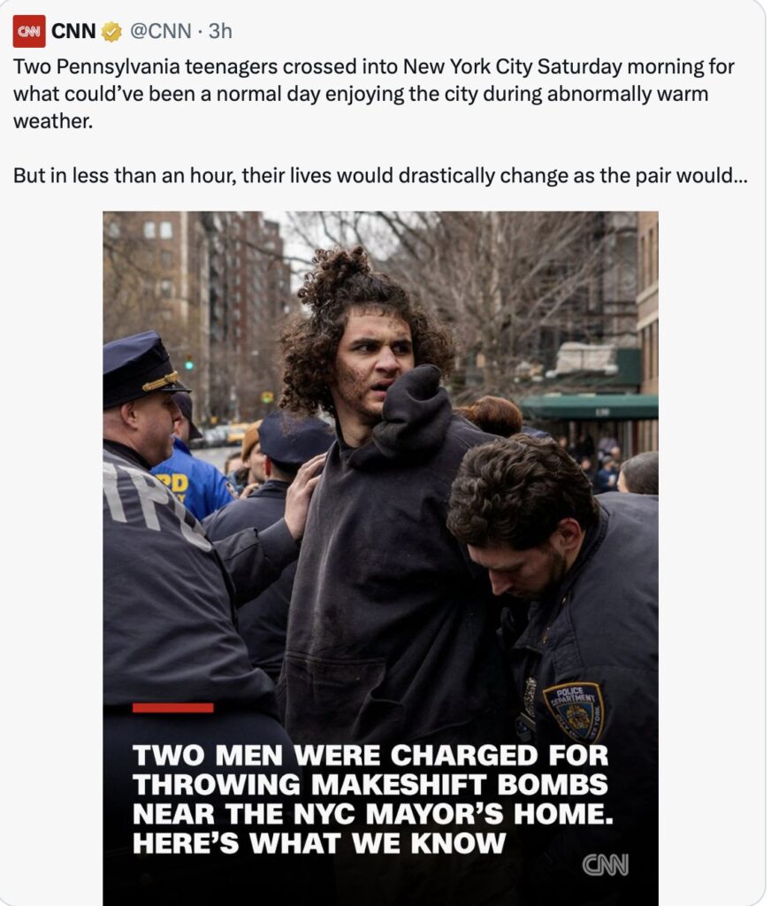 CNN Deletes Controversial Post on Muslim Bombing Attempt in NYC