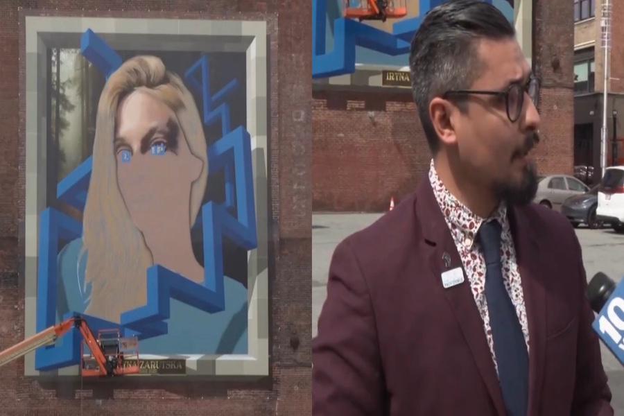 Controversy Surrounds Removal of Iryna Zarutska Mural in Rhode Island