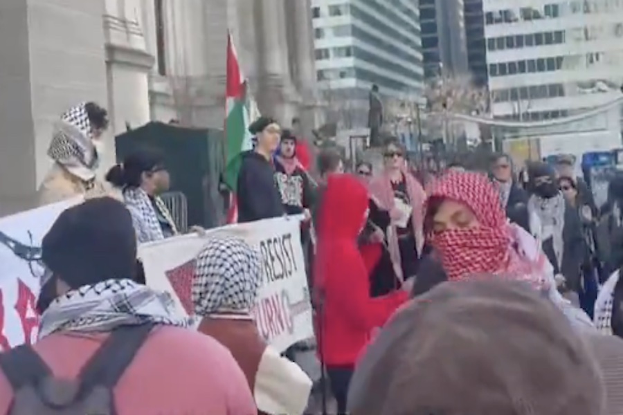 Protests in Philadelphia: Extremist Voices Celebrate U.S. Military Losses