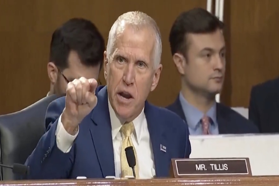 Thom Tillis Draws Backlash From Trump Supporters After Heated DHS Exchange