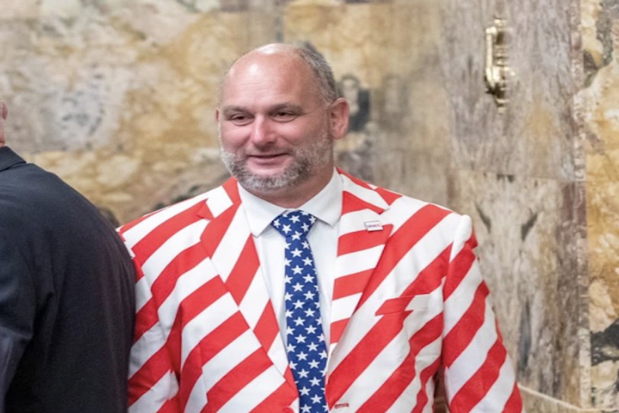 Pennsylvania Republican Removed for Donning Flag Suit