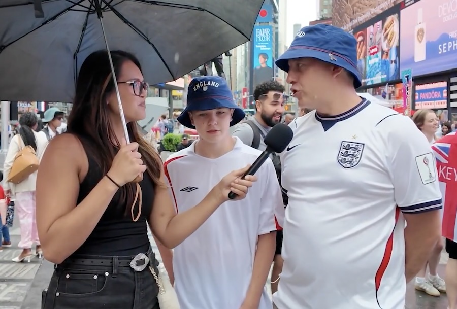 European Tourists Celebrate America’s Spirit During World Cup