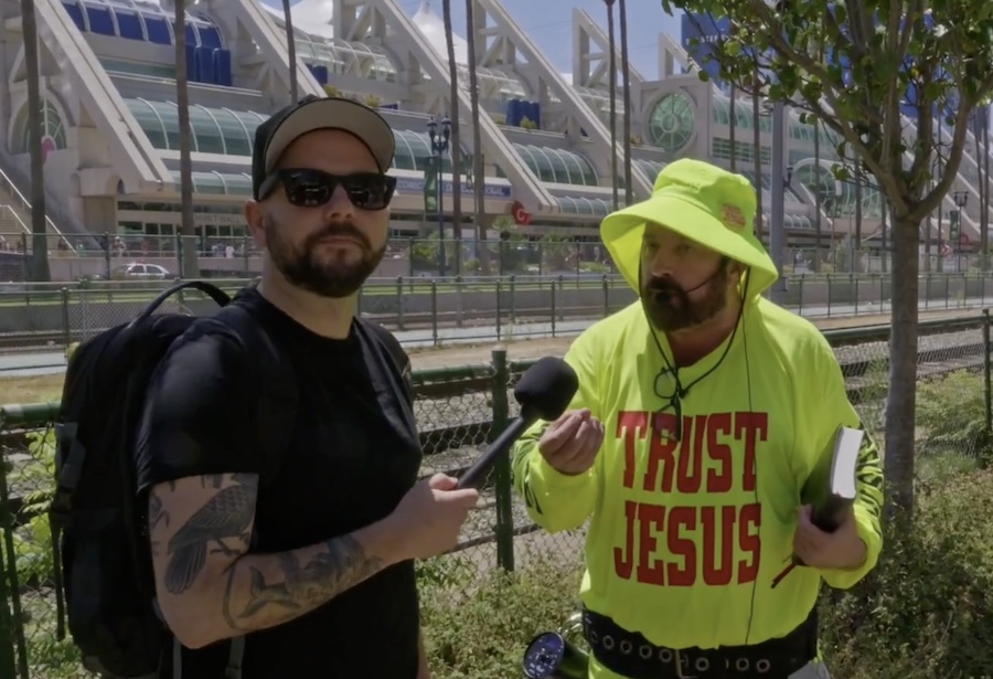 Challenge at Comic-Con: A Man Questions Attendees