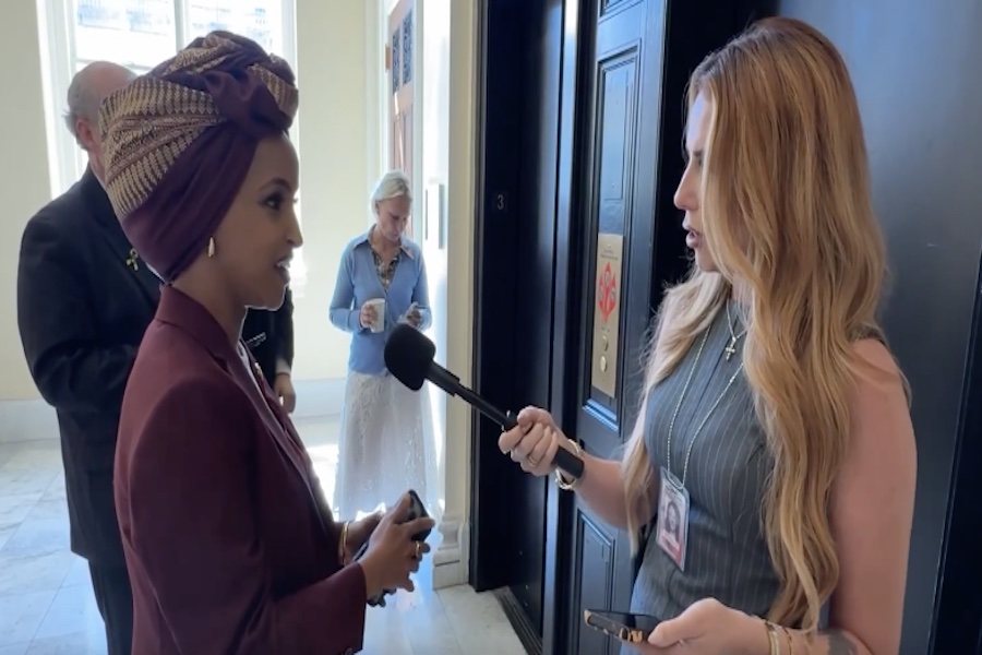 Ilhan Omar Loses Composure When Pressed on Brother Marriage Allegation