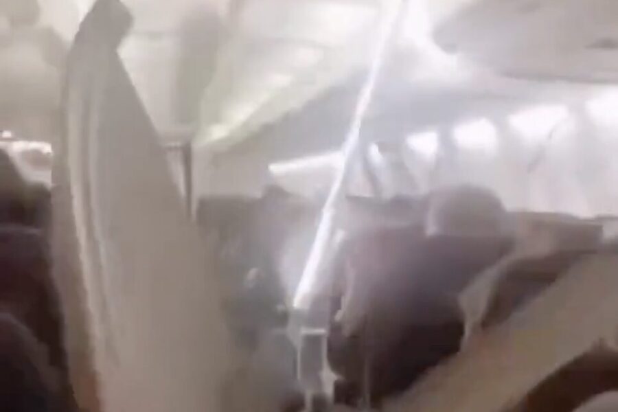 Harrowing Footage Captures Boeing 737 Incident During Emergency Landing