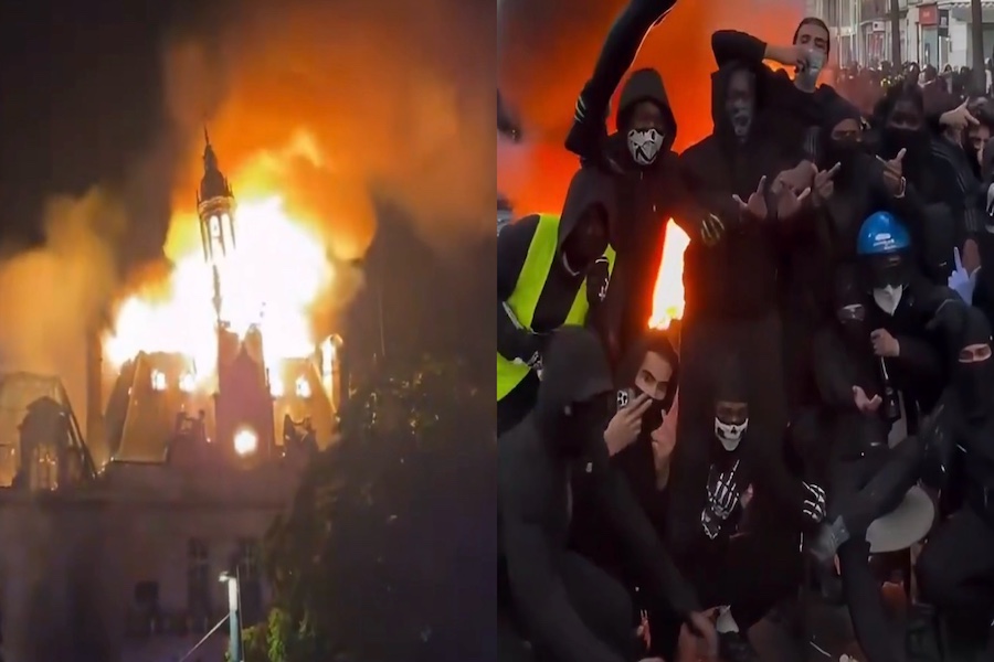 Leftist Violence Shatters Iconic French Heritage Site During Ongoing Protests