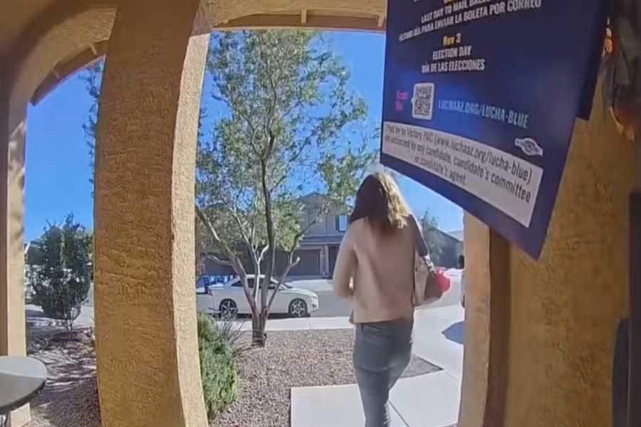 Democratic Campaign Worker Caught Swiping Package in Arizona